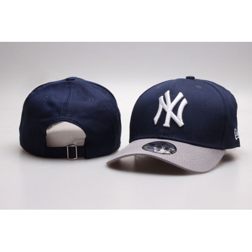 New York Blue White Gery Cap